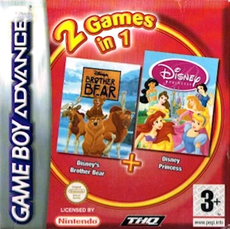 Brother Bear + Disney Princess - Game Boy
