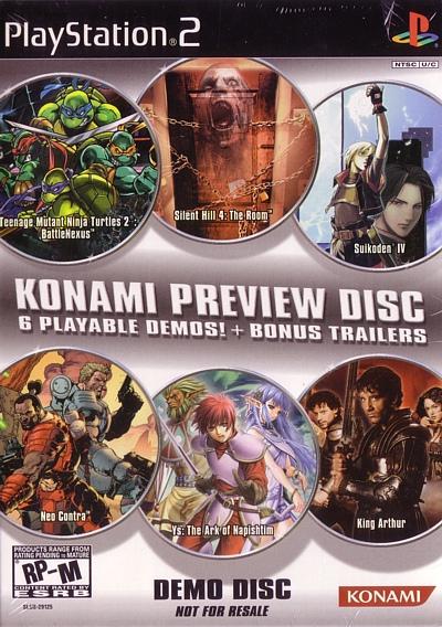 Konami Preview Disc - PlayStation 2