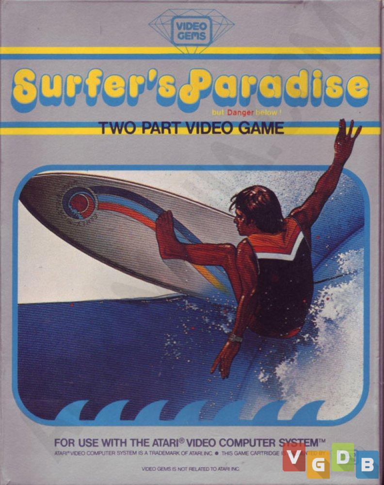 Surfer's Paradise But Danger Below! - Atari 2600