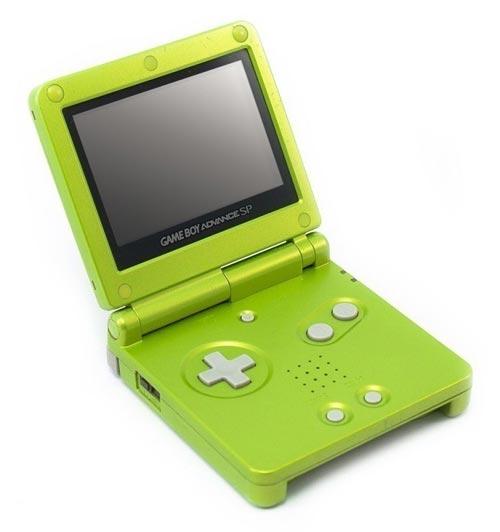 Lime Green Gameboy Advance SP - Game Boy Advance