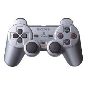 Silver Dual Shock Controller - PlayStation 2