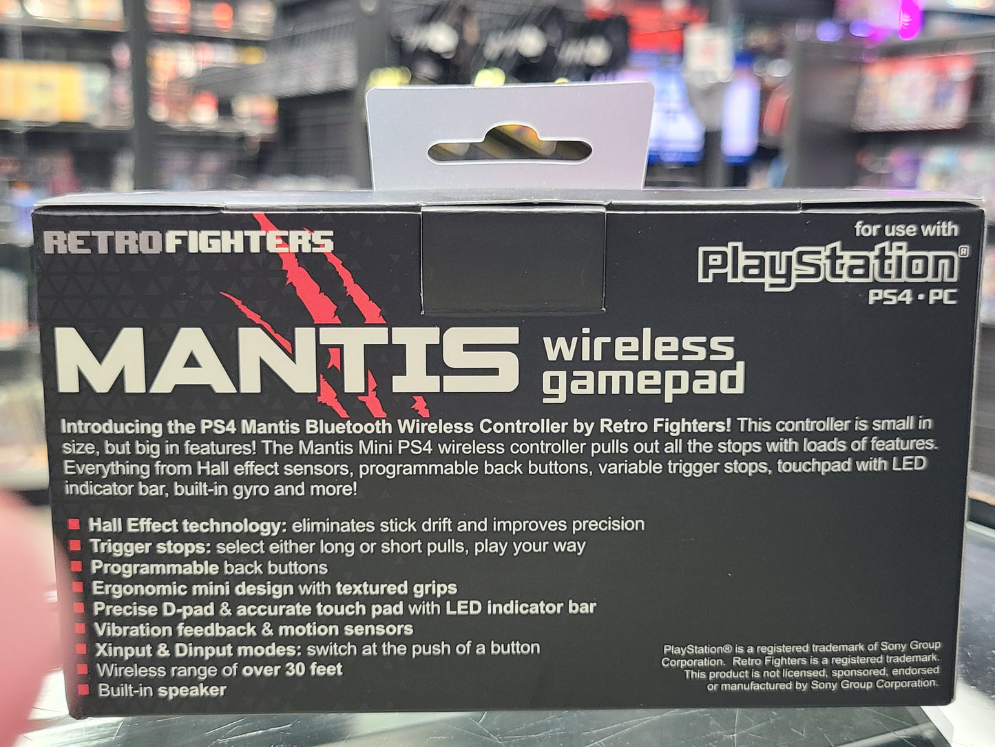 PlayStation 4/ PC Mantis RetroFighters Controller - PlayStation Accessories