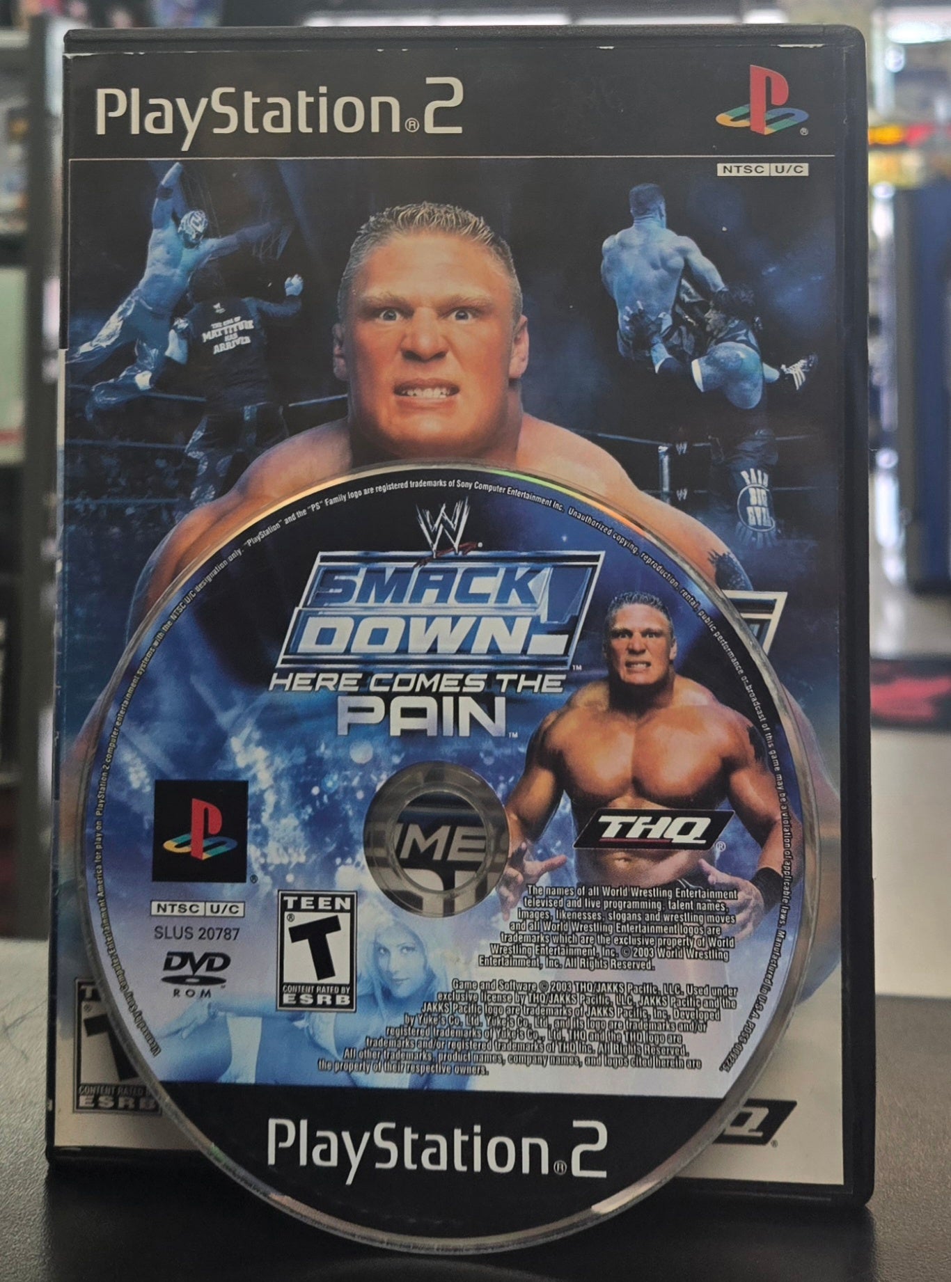WWE Smackdown Here Comes the Pain - Playstation 2