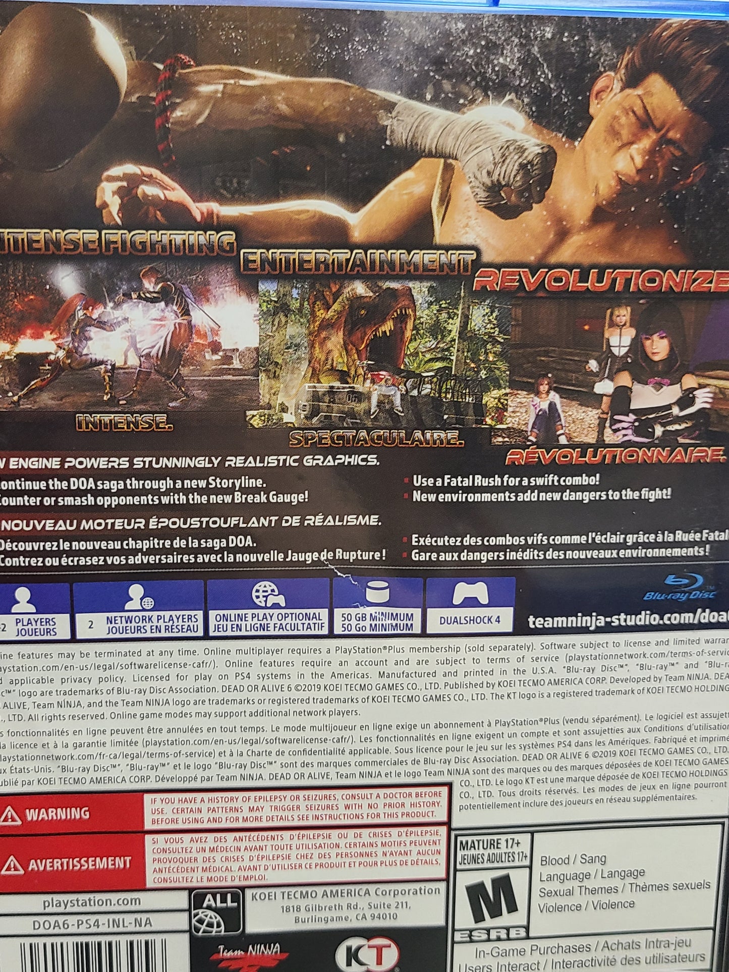 Dead or Alive 6 - PlayStation 4