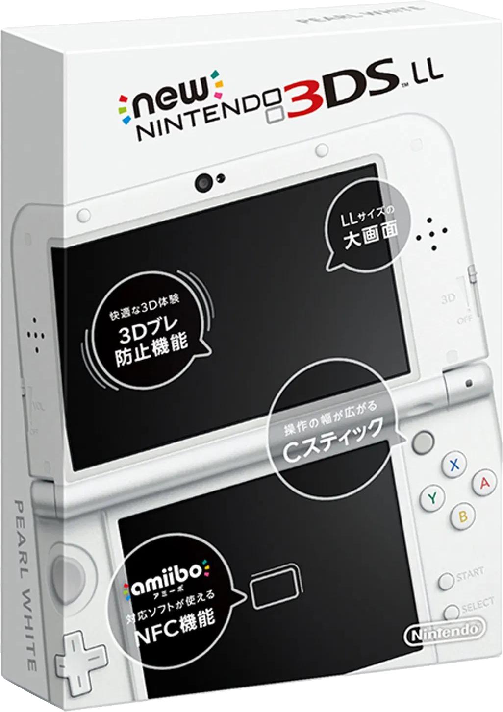 New Nintendo 3DS LL Pearl White - Nintendo 3DS