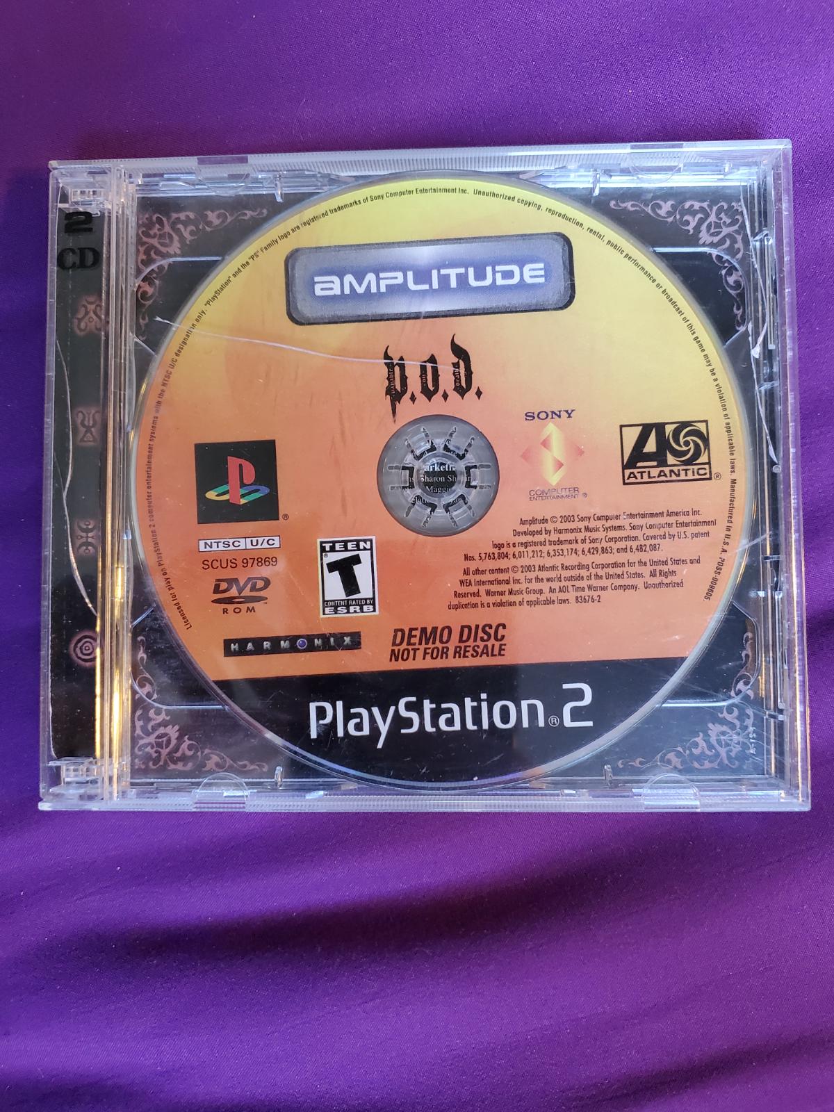 Amplitude P.O.D. Demo Disc - PlayStation 2