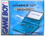 Surf Blue Gameboy Advance SP - Game Boy Advance
