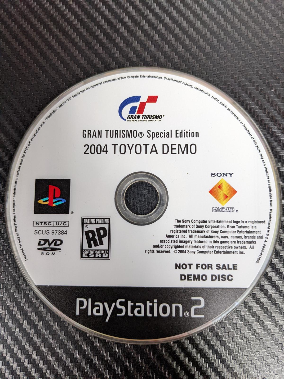 Gran Turismo Special Edition 2004 Toyota Demo - PlayStation 2