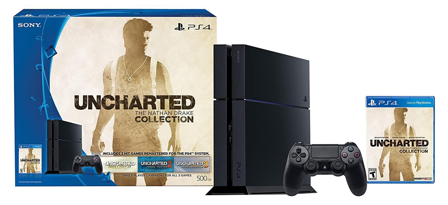 Playstation 4 500GB Console Uncharted The Nathan Drake Collection Bundle - PlayStation 4