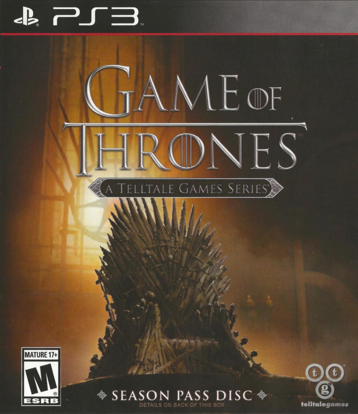 Game of Thrones A Telltale Games Series - PlayStation 3