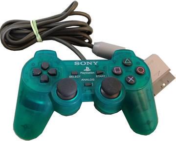 Clear Green Dual Shock Controller - PlayStation