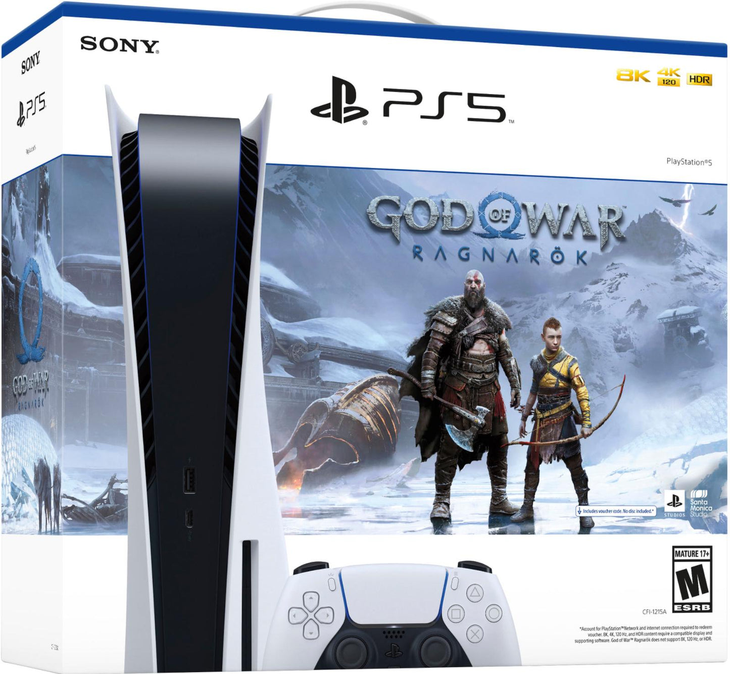 PlayStation 5 Disc Edition Console God of War Ragnarok Bundle - PlayStation 5