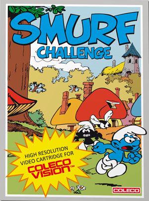 Smurf Challenge - Colecovision