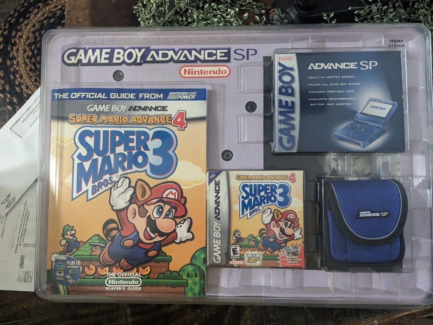 Game Boy Advance SP Super Mario Bros 3 Bundle - Game Boy Advance