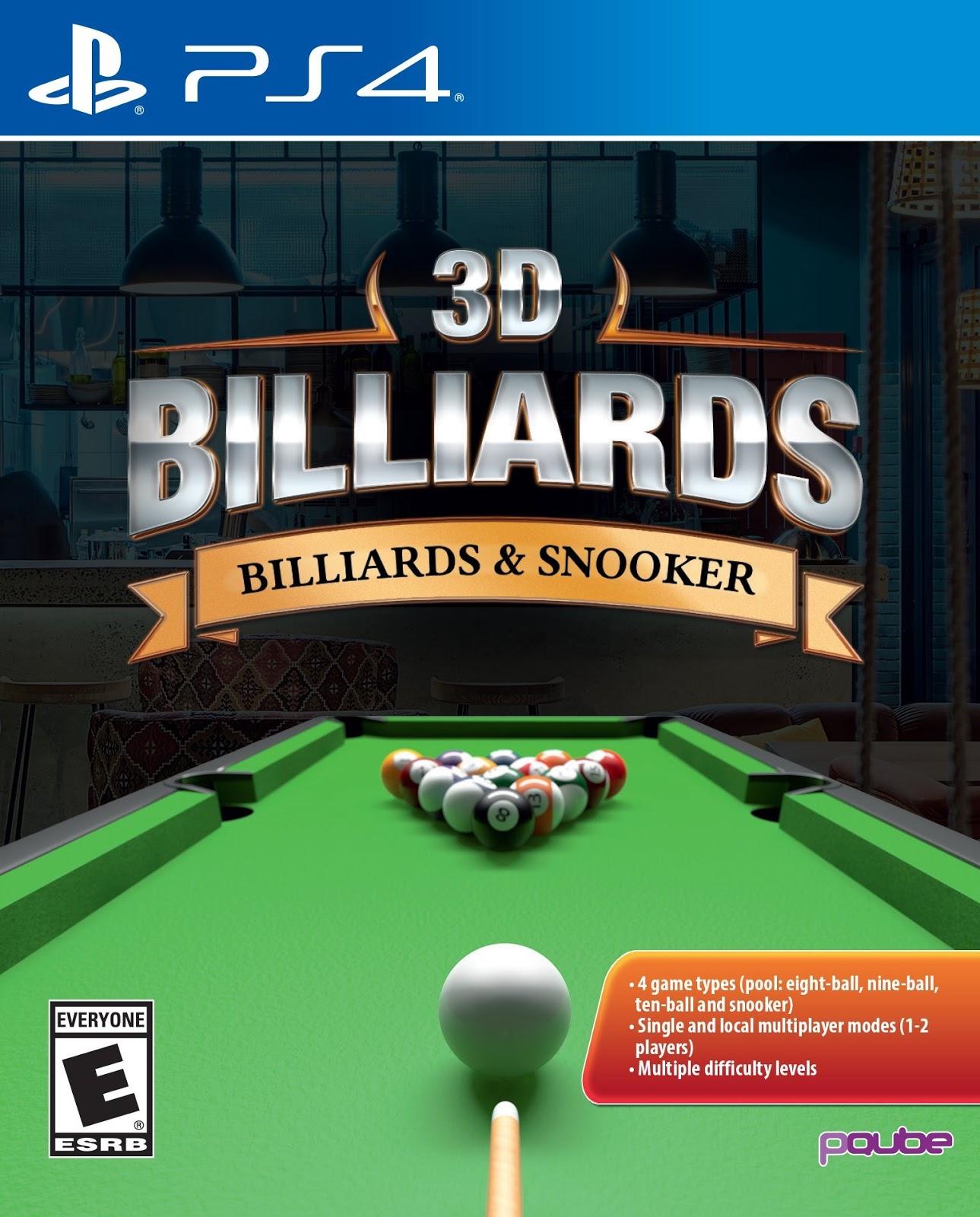 3D Billiards & Snooker - PlayStation 4