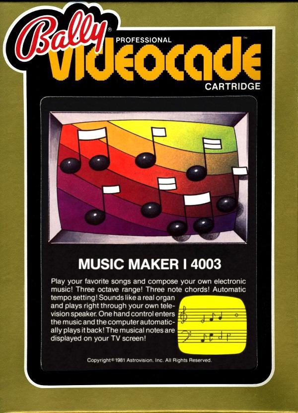 Music Maker - Bally Astrocade