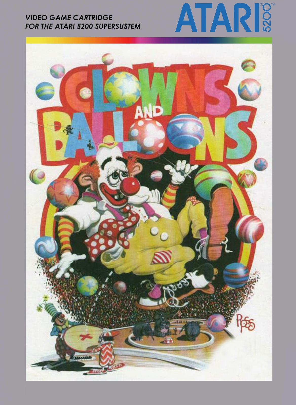 Clowns & Balloons - Atari 5200