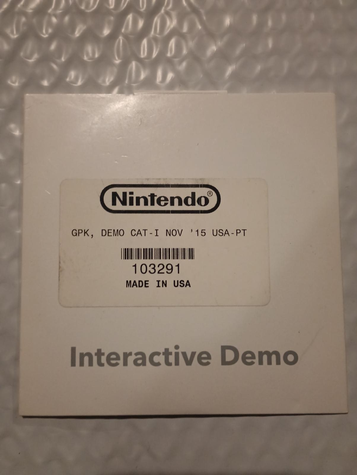 Interactive Demo - November 2015 - Wii U