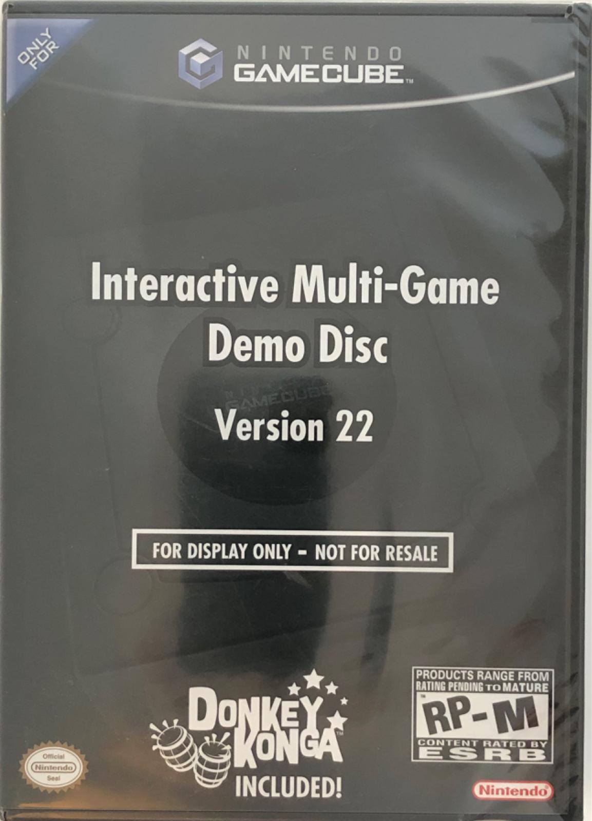 Interactive Multi-Game Demo Disc Version 22 - GameCube
