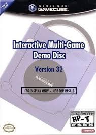 Interactive Multi-Game Demo Disc Version 32 - GameCube