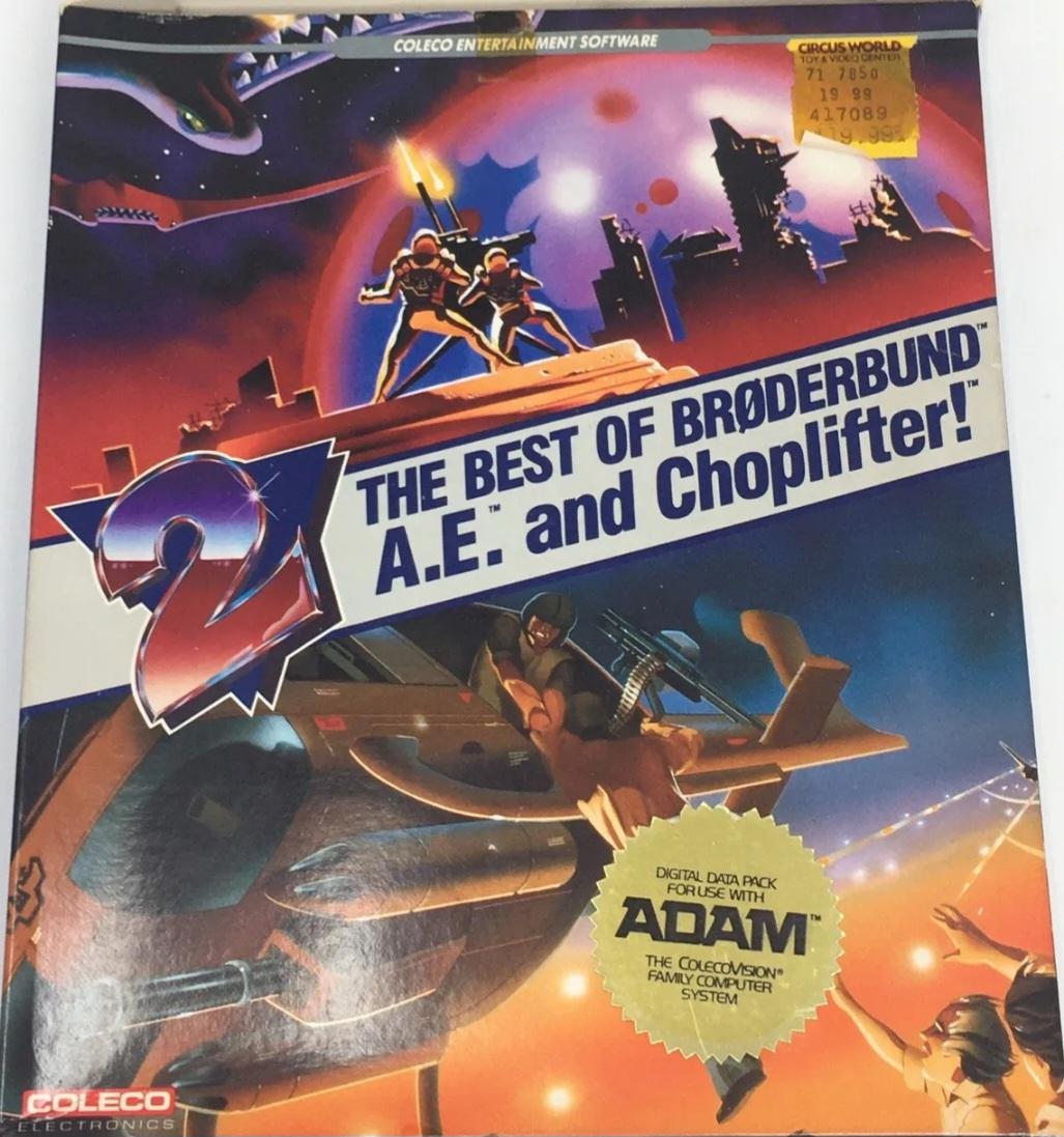 Best Of Brøderbund: A.E. And Choplifter - Colecovision