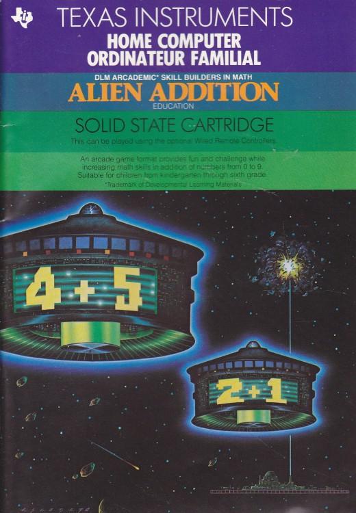 Alien Addition - TI-99