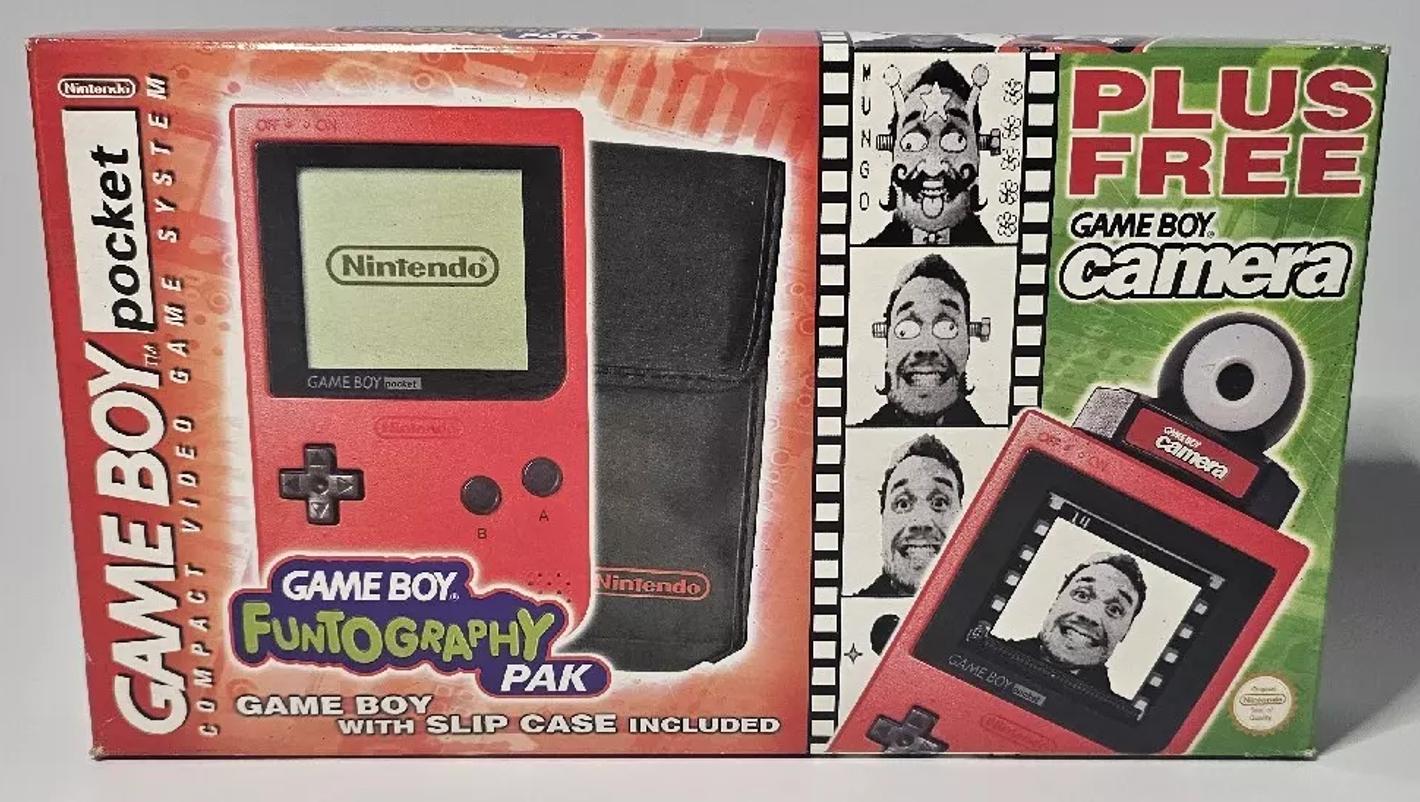 Game Boy Pocket Red Funtography Pak - Game Boy