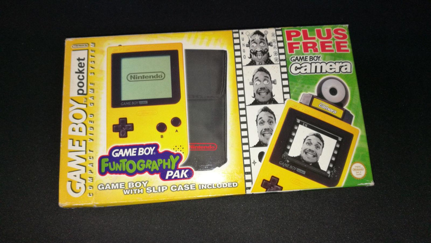 Game Boy Pocket Yellow Funtography Pak - Game Boy