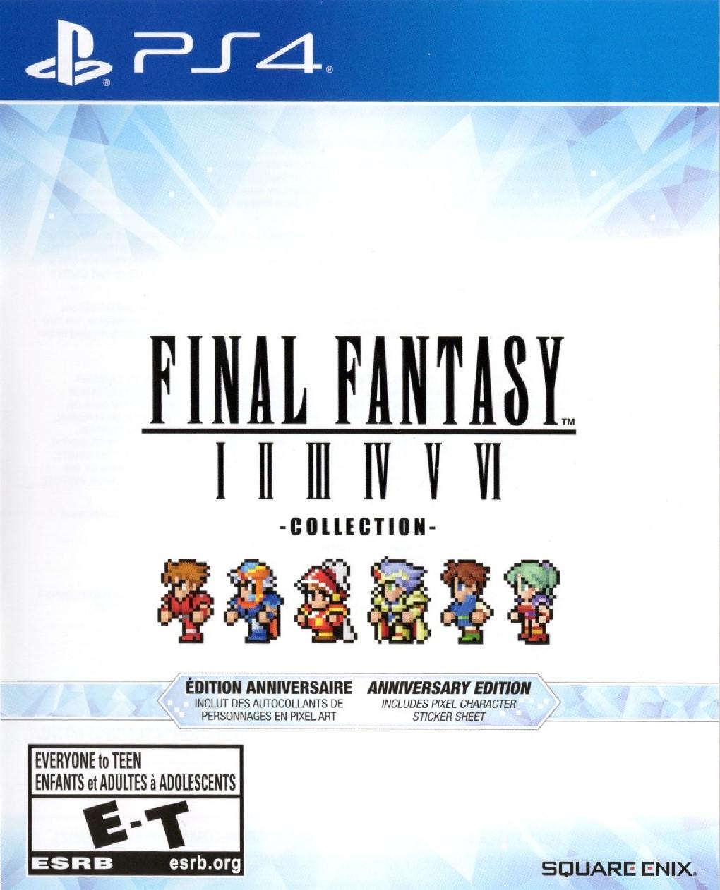 Final Fantasy I-VI Collection - PlayStation 4