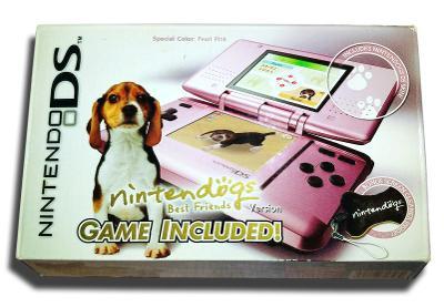 Pearl Pink Nintendogs Edition DS System - Nintendo DS