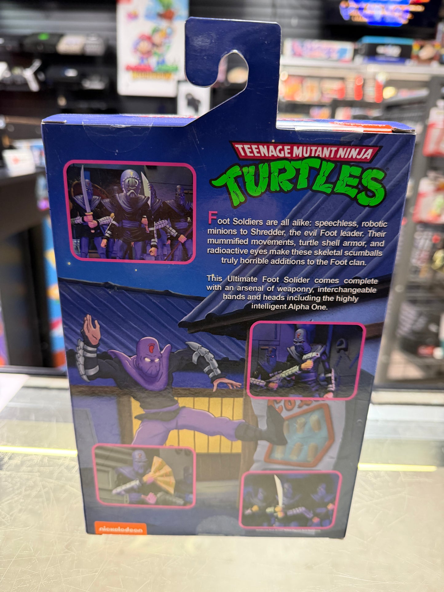 NECA TMNT Cartoon 7in Foot Soldier Deluxe Figure - Toys