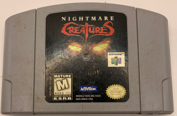 Nightmare Creatures [Label Damage] *Cartridge Only*