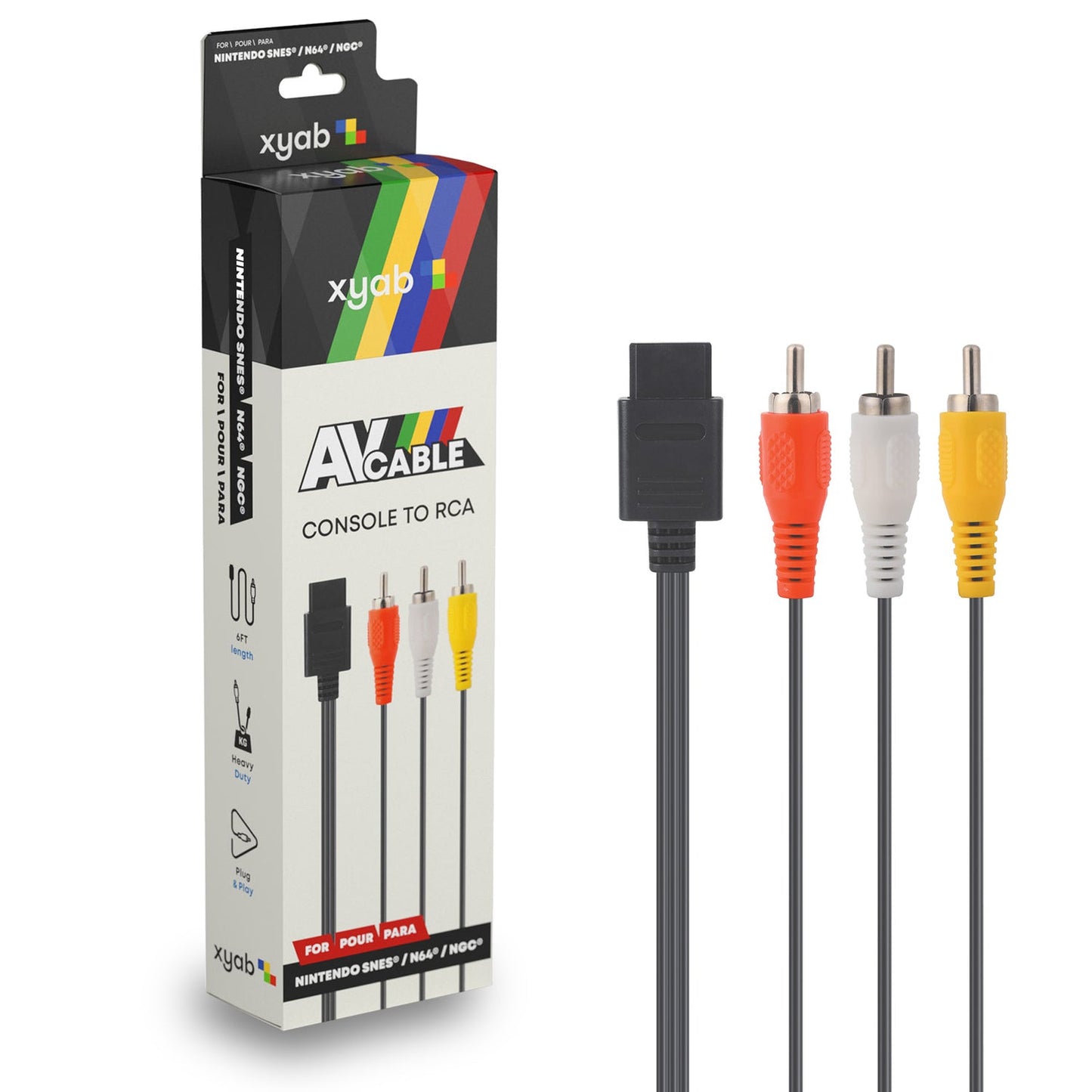 Audio / Video Cables (GameCube, SNES, Nintendo 64) (New) - Nintendo Accessories
