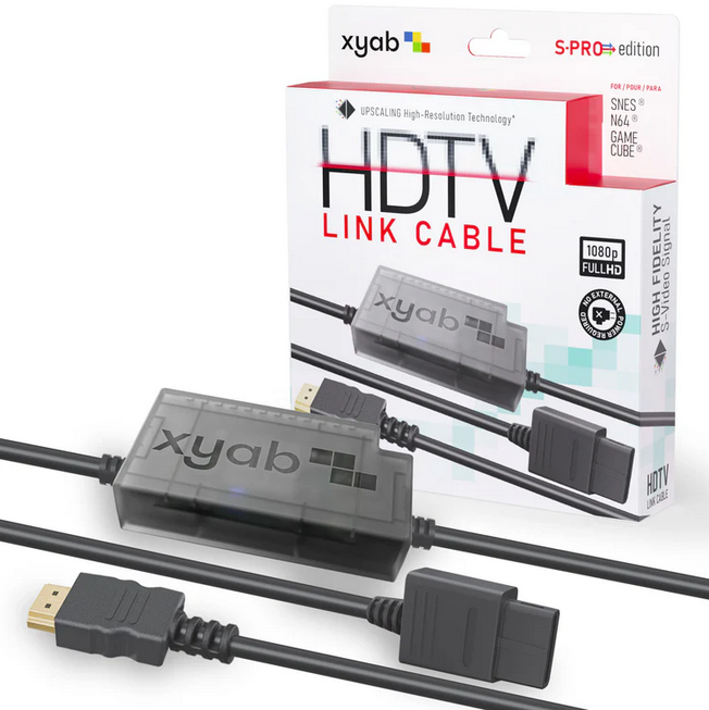 SNES / N64 / GameCube HDMI Adapter Cable - XYAB (NEW) - Nintendo Accessories