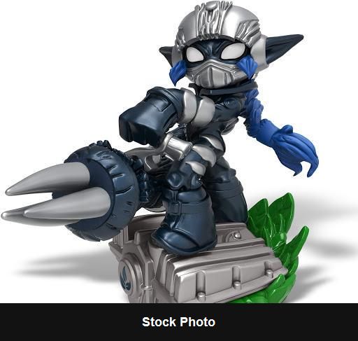 Stealth Elf - SuperChargers, Super Shot, Dark - Skylanders