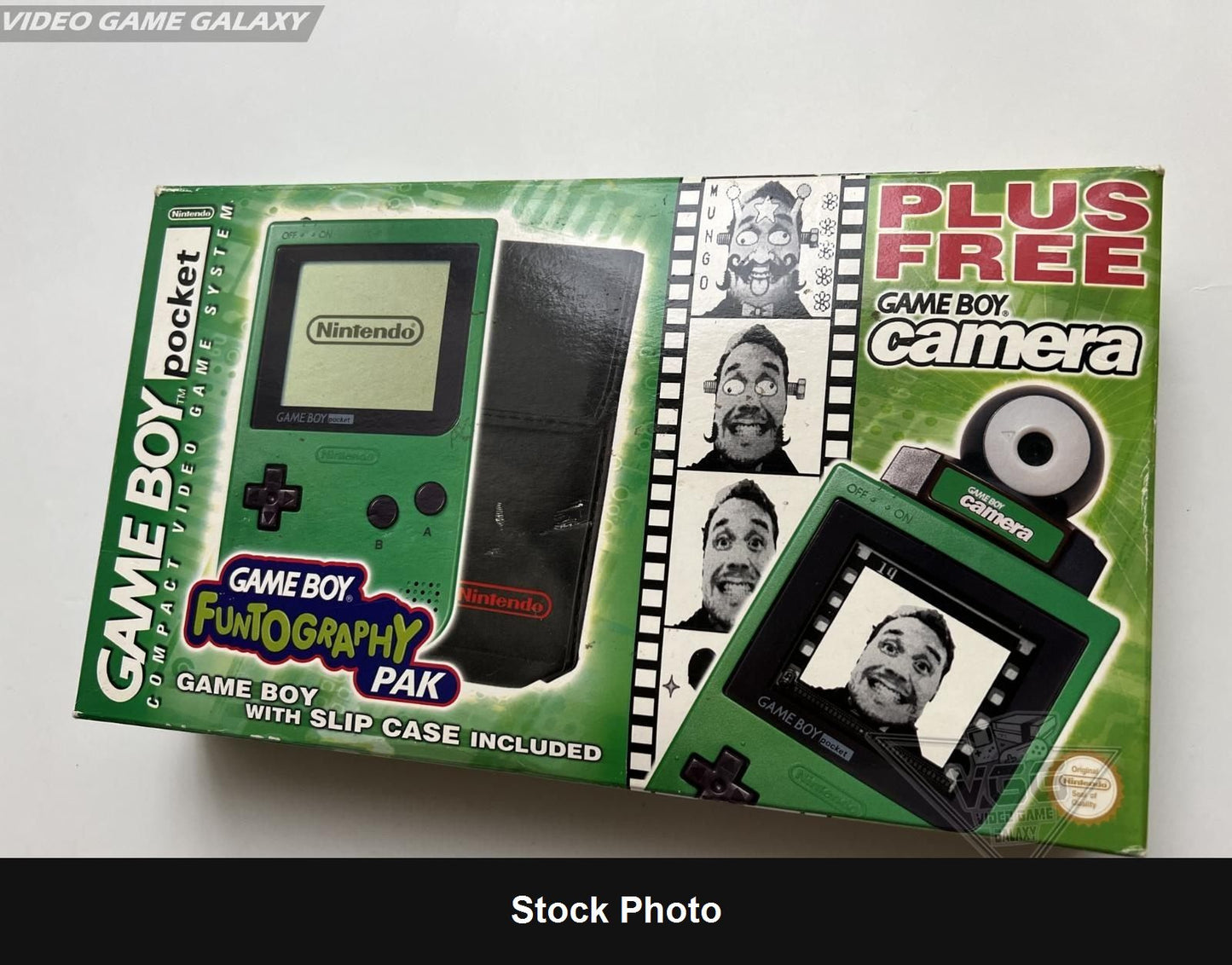 Game Boy Pocket Green Funtography Pak - Game Boy