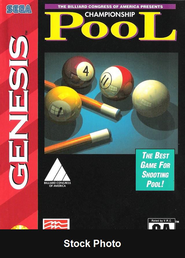 Championship Pool - Sega Genesis