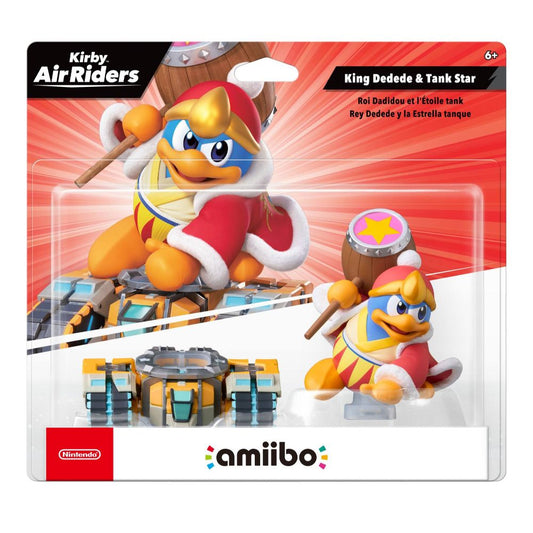 amiibo: Kirby Air Riders Series - King Dedede & Tank Star (New) - Amiibo
