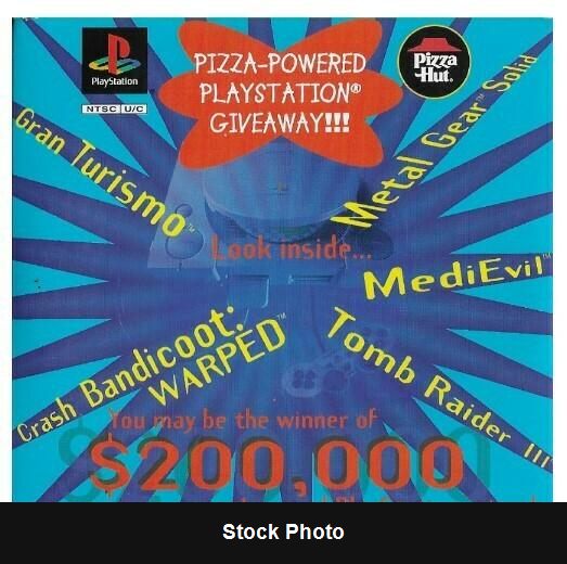 Pizza Hut Demo CD - PlayStation