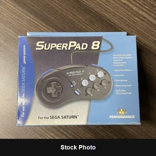 Super Pad 8 Controller (Sega Saturn) - Sega Accessories