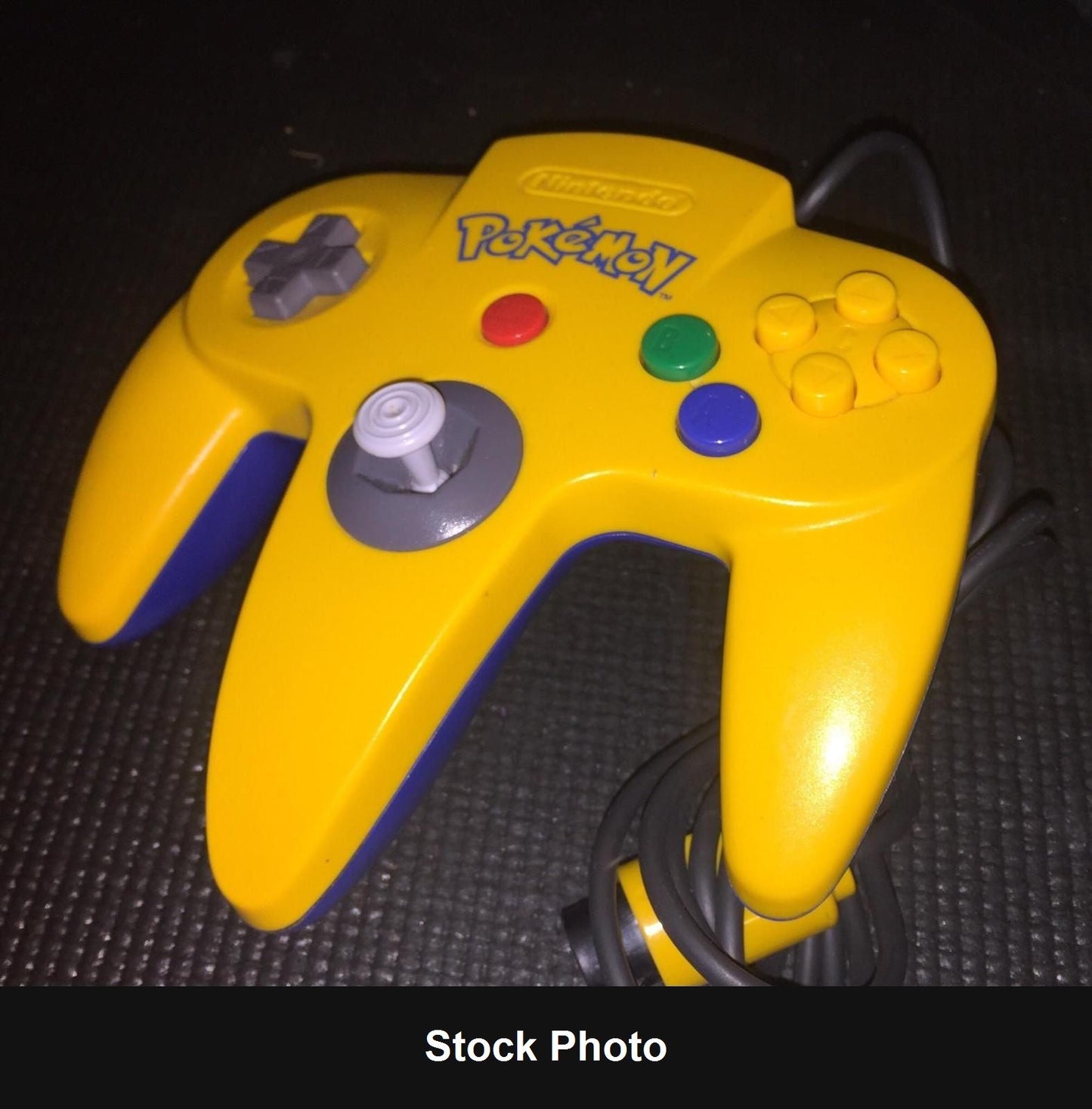 Yellow & Blue Pokemon Controller (Nintendo 64) - Nintendo Accessories