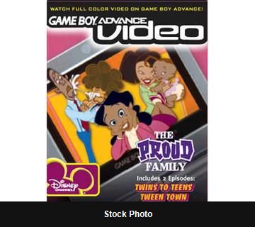 GBA Video The Proud Family Volume 1 - Game Boy Advance