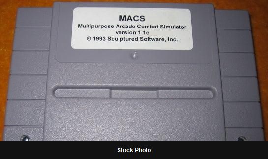 M.A.C.S. Multipurpose Arcade Combat Simulator - Super Nintendo