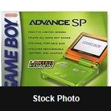 Lime and Orange Game Boy Advance SP - Console