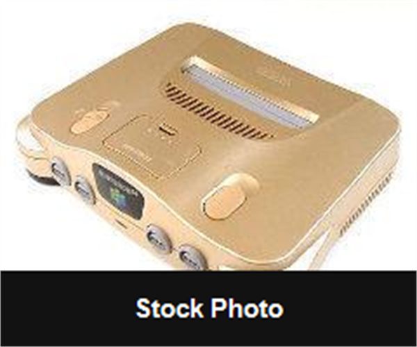 Gold Nintendo 64 System - N64