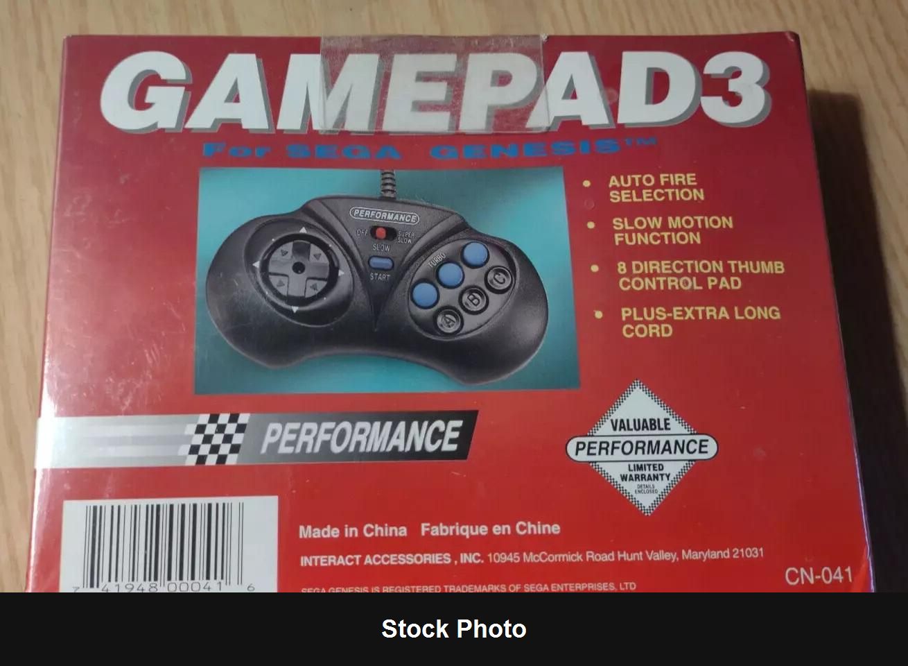 Performance Gamepad 3 (Sega Genesis) - Nintendo Accessories