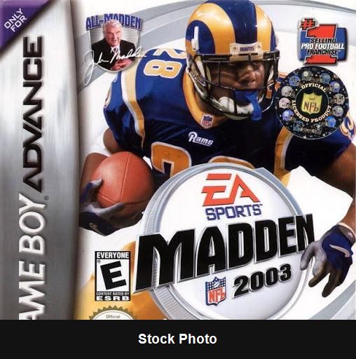 Madden 2003 - Game Boy Advance