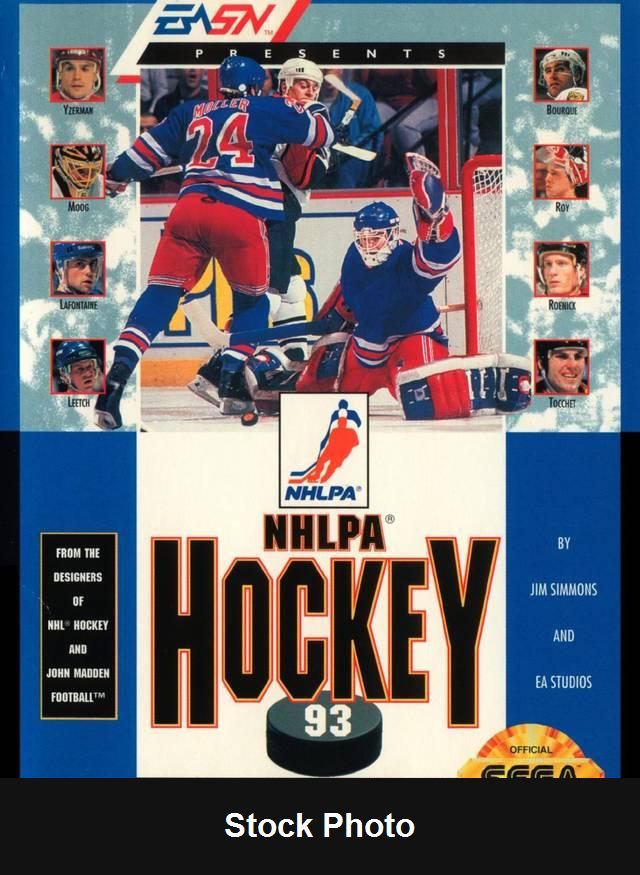 NHLPA Hockey '93 - Sega Genesis