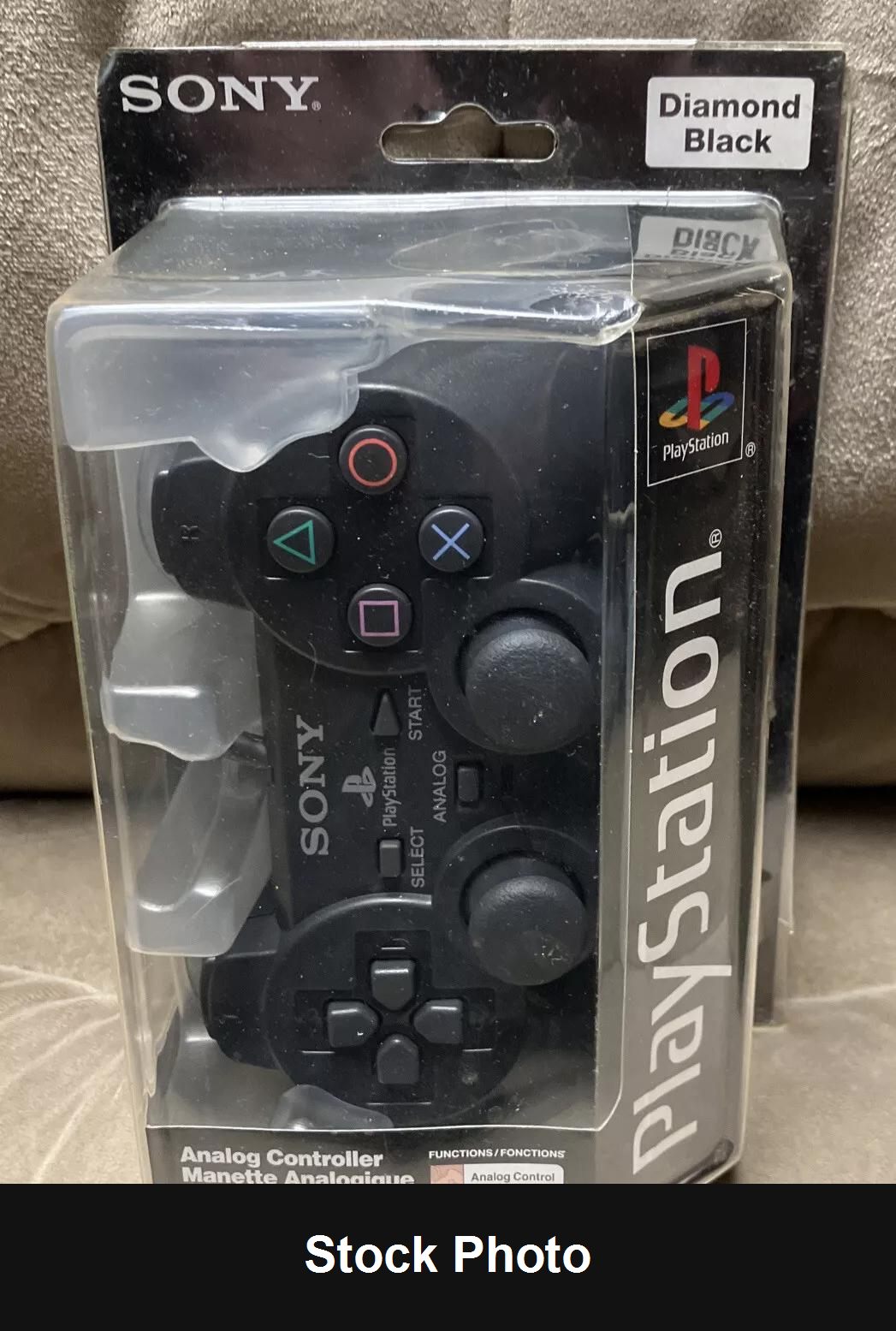 Diamond Black Dualshock Controller (PlayStation) - PlayStation Accessories