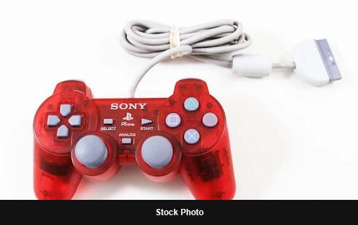 Clear Red Dual Shock Controller (PlayStation) - PlayStation Accessories